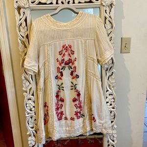 Free People Embroidered Dress